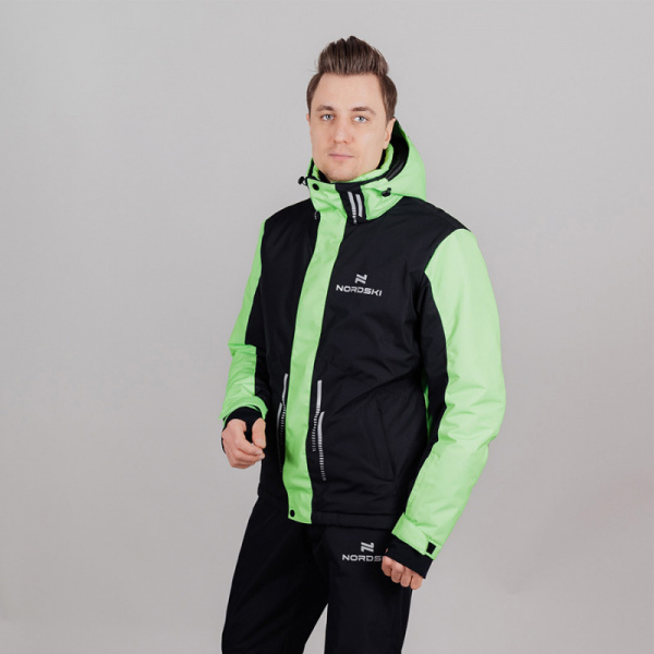 Горнолыжная куртка NORDSKI Extreme black/lime