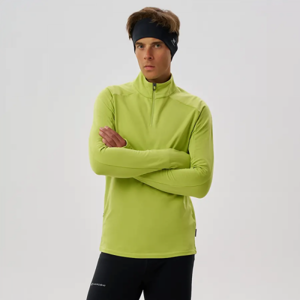 Лонгслив Nordski Winter Running Lime
