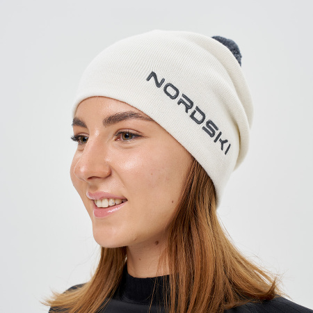 Шапка Nordski Embroidery White