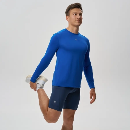Футболка Nordski Run 2.0 Aster Blue с длинным рукавом
