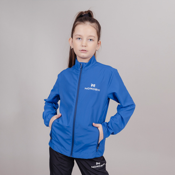 Ветровка Nordski Jr. Motion Vasilek/Dark blue Q
