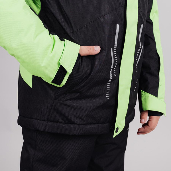 Горнолыжная куртка NORDSKI Jr.Extreme black/lime