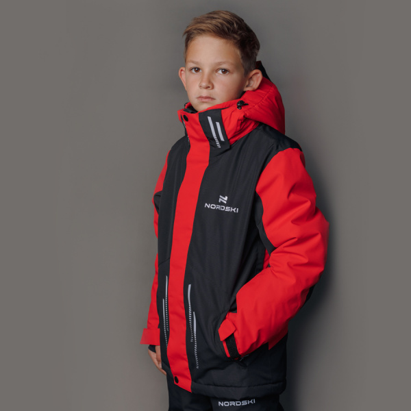 Горнолыжная куртка NORDSKI Jr.Extreme black/red