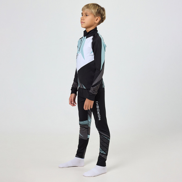 Гоночный костюм Nordski Jr. Heat Black/Ice Mint