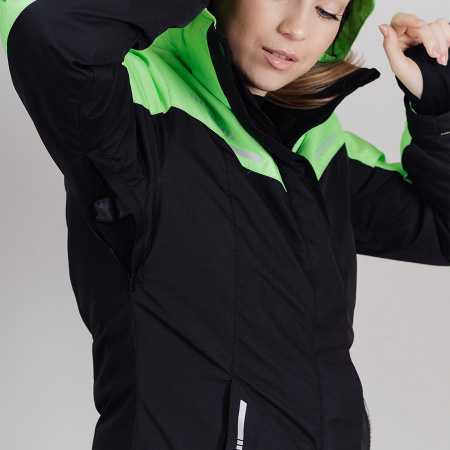 Горнолыжная куртка NORDSKI Extreme black/lime W