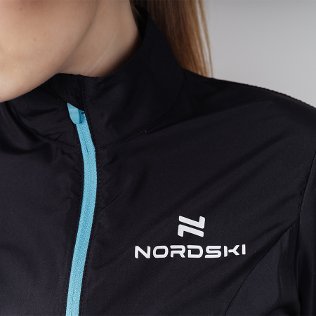 Ветровка Nordski Motion Black/Light blue W Q