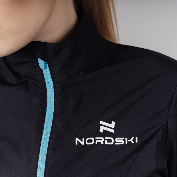 Ветровка Nordski Motion Black/Light blue W Q