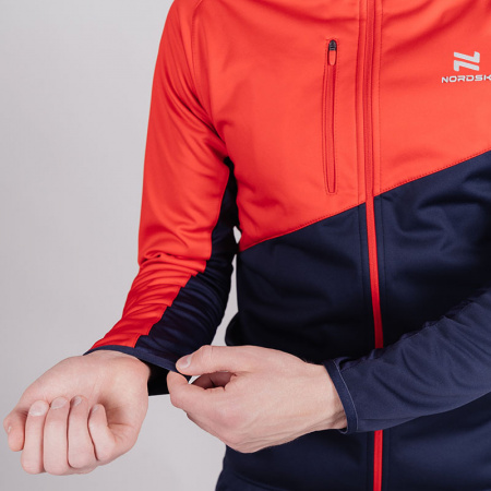 Разминочный костюм Nordski Premium Blueberry/Red