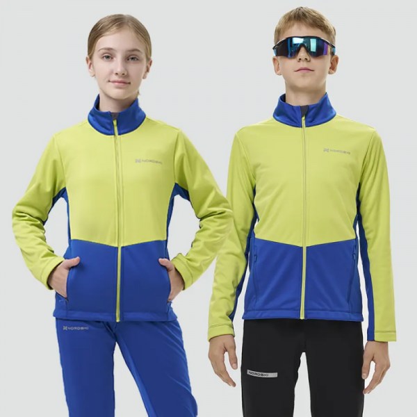 Тренировочная куртка Nordski Jr. Advance True Blue/Lime
