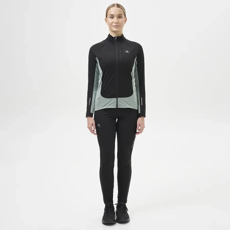 Тренировочная куртка Nordski Race Black/Ice Mint W