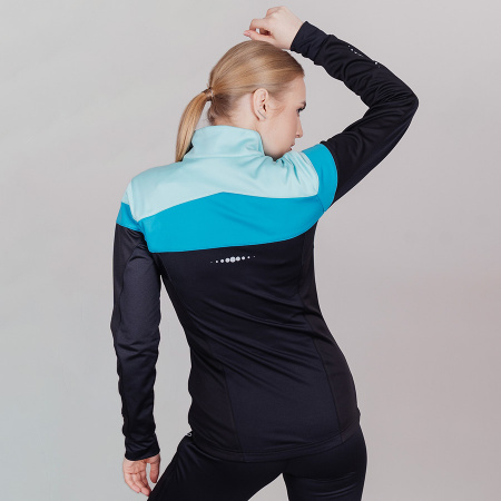 Разминочная куртка Nordski Drive Black/Mint W