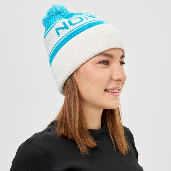 Шапка Nordski Blizzard Aquamarine/White