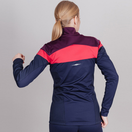 Разминочная куртка Nordski Drive Blueberry/Pink W