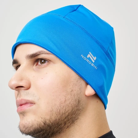 Тренировочная шапка Nordski Warm Light Blue