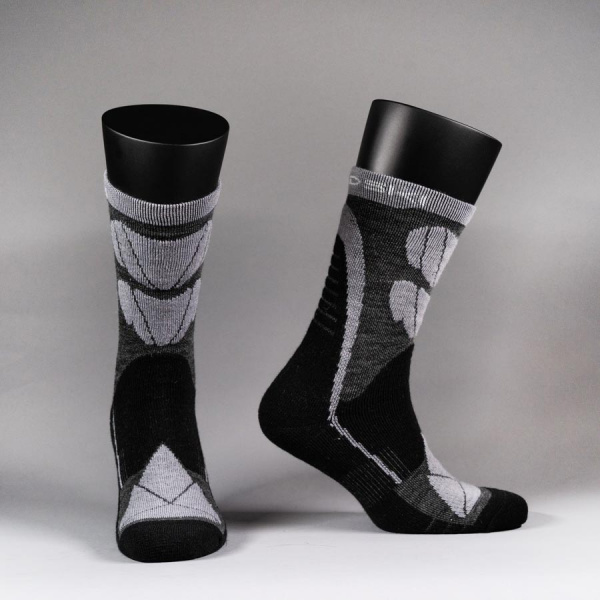 Носки Nordski Wool black/grey