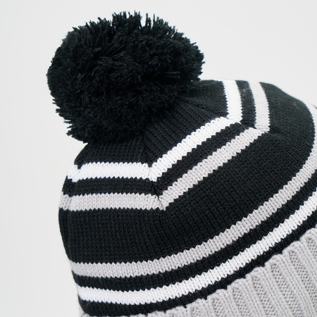 Шапка Nordski Severe Black/Grey/White