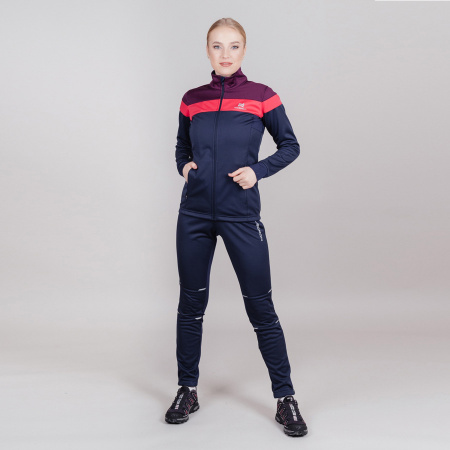 Разминочная куртка Nordski Drive Blueberry/Pink W