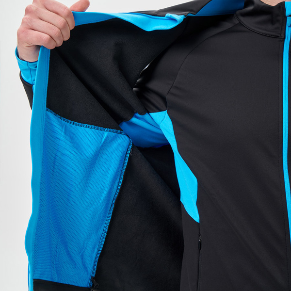 Жилет тренировочный Nordski Core Black/Light Blue