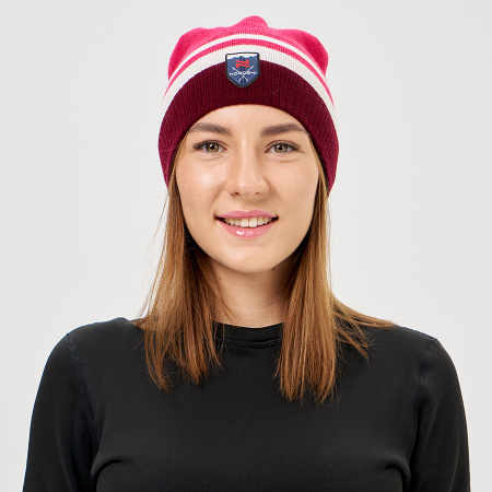 Шапка Nordski Move Pink/White