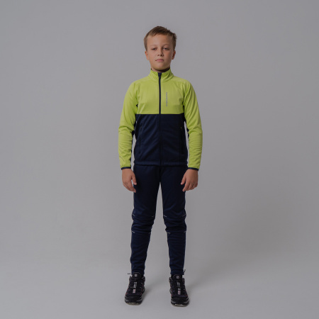 Разминочная куртка Nordski Jr.Premium Green/Blueberry