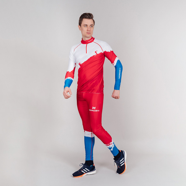 Гоночный костюм Nordski Jr.Premium Red Rus