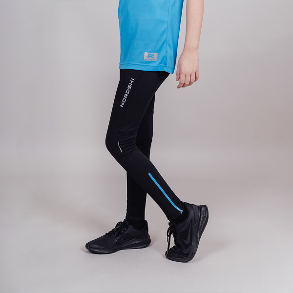 Лосины Nordski Premium Jr. Black/Blue