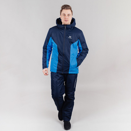 Утепленная куртка NORDSKI Base black iris/blue
