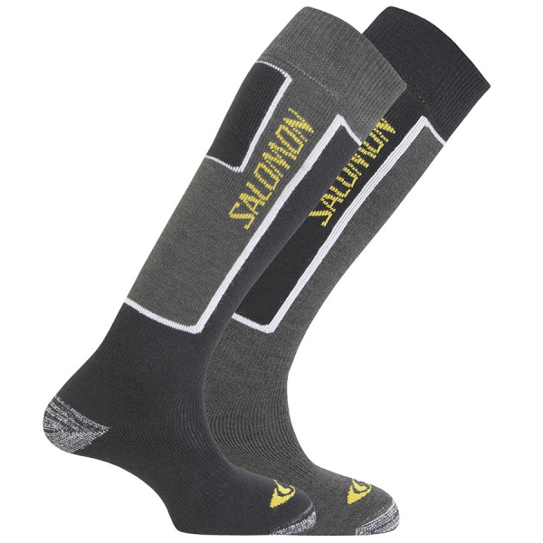 Носки Salomon Elios 2 Pack BLACK/GREY