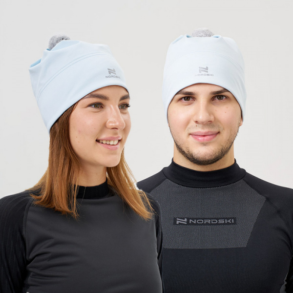 Тренировочная шапка Nordski Train Pearl Blue