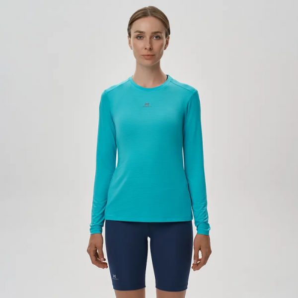 Футболка Nordski Run 2.0 Aqua W с длинным рукавом 