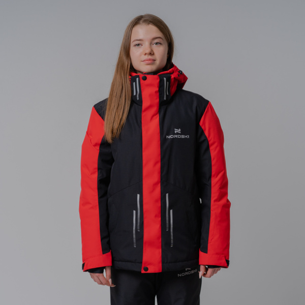 Горнолыжная куртка NORDSKI Jr.Extreme black/red