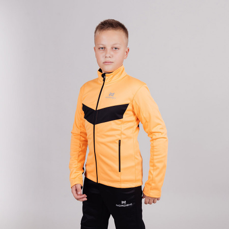 Разминочная куртка Nordski Jr.Base orange/black