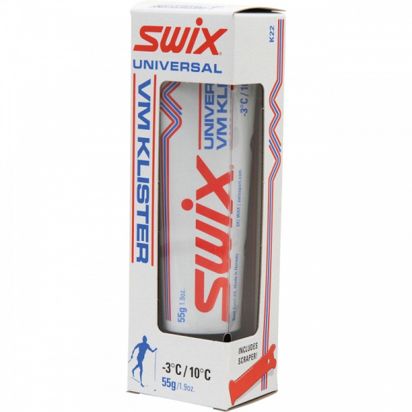 Мазь Swix Universal VM Klister K22 -3 10 55гр