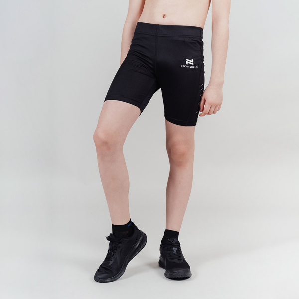 Шорты обтягивающие Nordski Jr.Run Black Q
