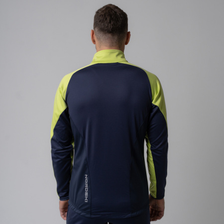 Разминочная куртка Nordski Premium Green/Blueberry