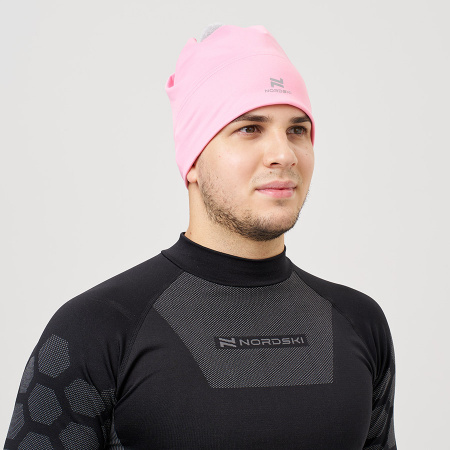 Тренировочная шапка Nordski Train Candy Pink