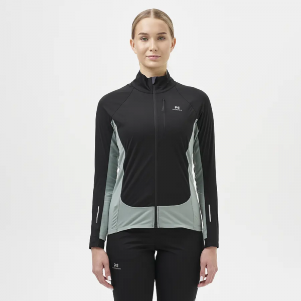 Тренировочная куртка Nordski Race Black/Ice Mint W