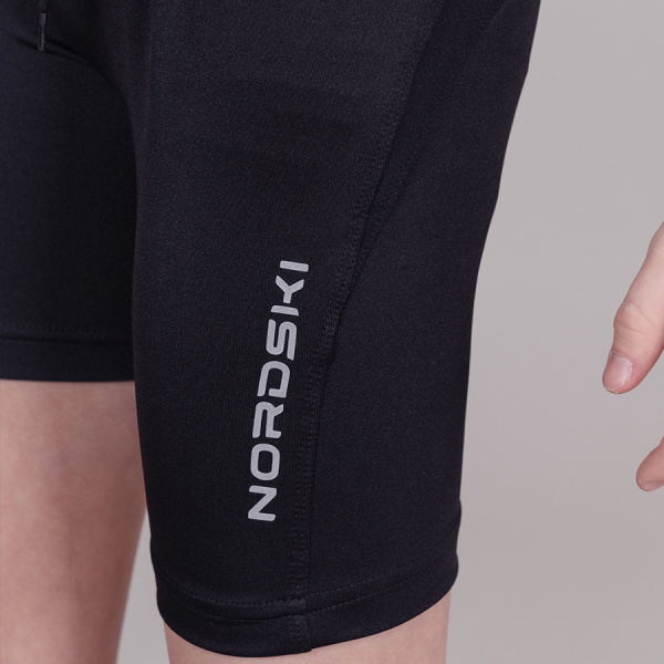 Шорты обтягивающие Nordski Premium Jr. Run Black/Blue