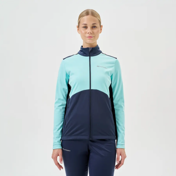 Тренировочная куртка Nordski Advance Mint/Blueberry W