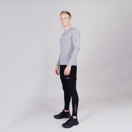 Футболка Nordski Pro Grey с длинным рукавом 