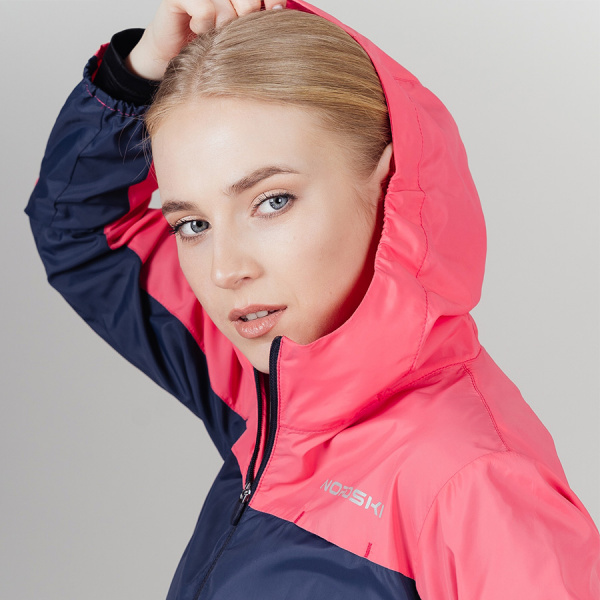 Ветровка Nordski Rain Coral/Navy W